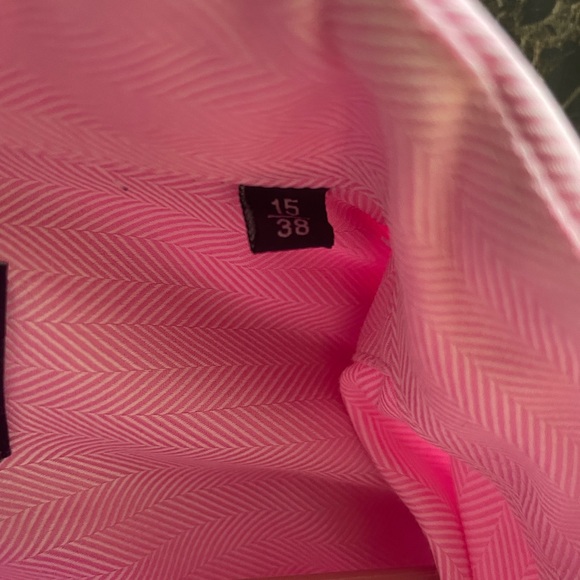 Pink Long Sleeve Slim Fit Button Down Dress Shirt - Picture 3 of 4